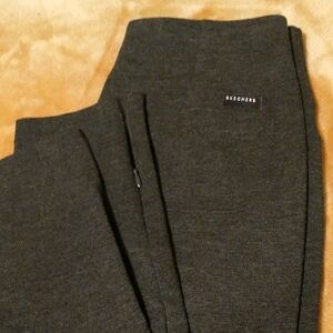 Worn Once! Skechers Gray Pants, Size M, Stretchy Fabric